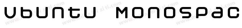 Ubuntu Monospace字体转换